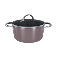 Cook &amp; Pan - Casserole en verre couleur miel taupe 24 cm