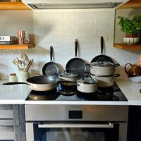 Cook &amp; Pan - Casserole en verre couleur miel taupe 24 cm