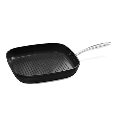 Poêle à griller signature Cook &amp; Pan 28 cm - Poêle à crêpes Cook &amp; Pan