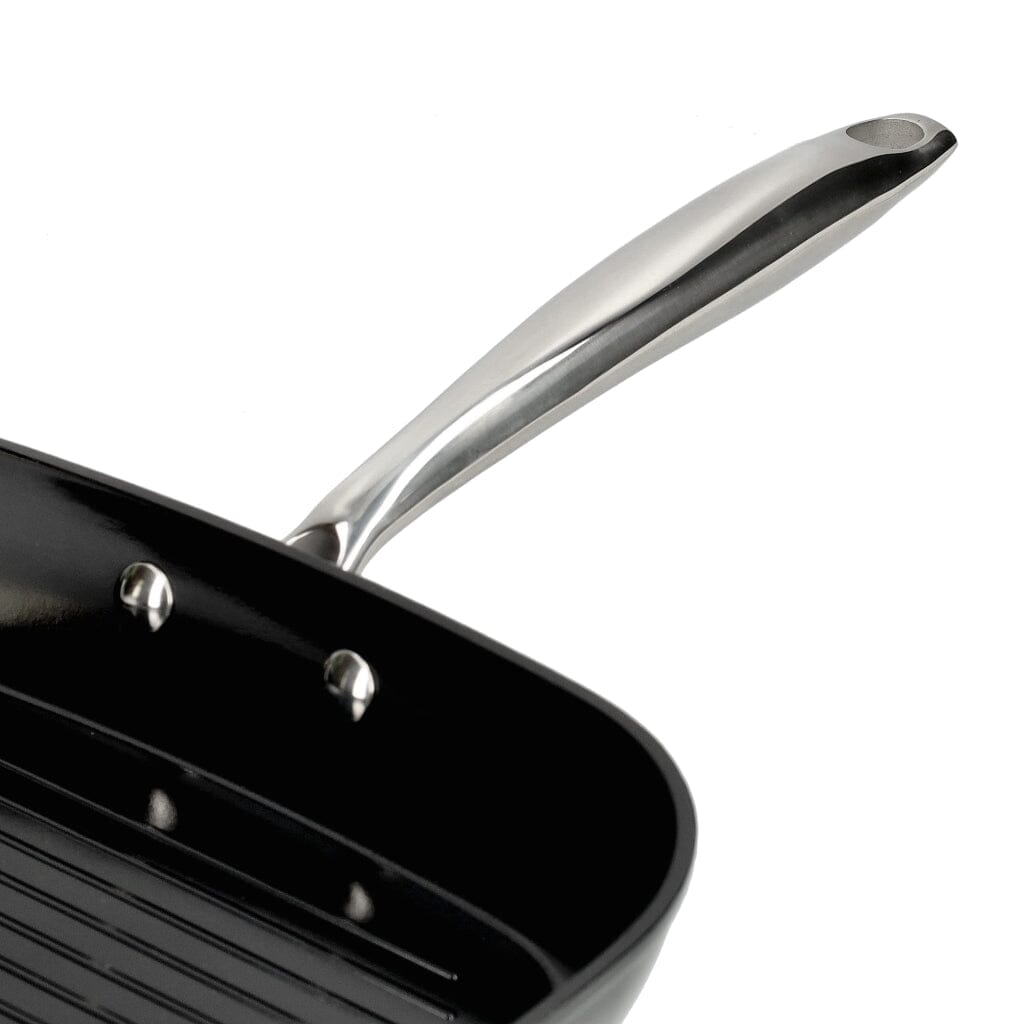 Poêle à griller signature Cook &amp; Pan 28 cm - Poêle à crêpes Cook &amp; Pan