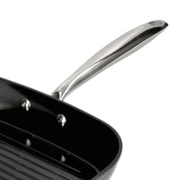 Poêle à griller signature Cook &amp; Pan 28 cm - Poêle à crêpes Cook &amp; Pan