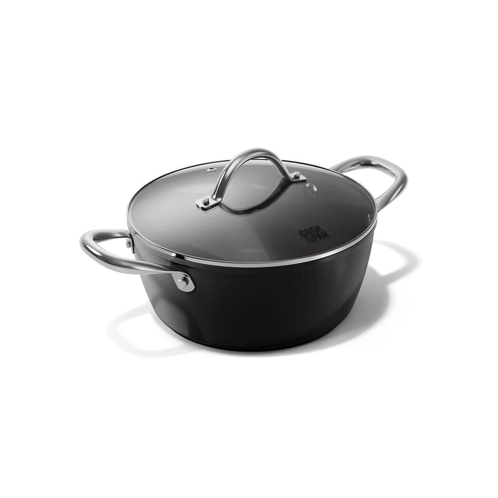 Cook &amp; Pan - Casserole Signature 20 cm avec couvercle en verre