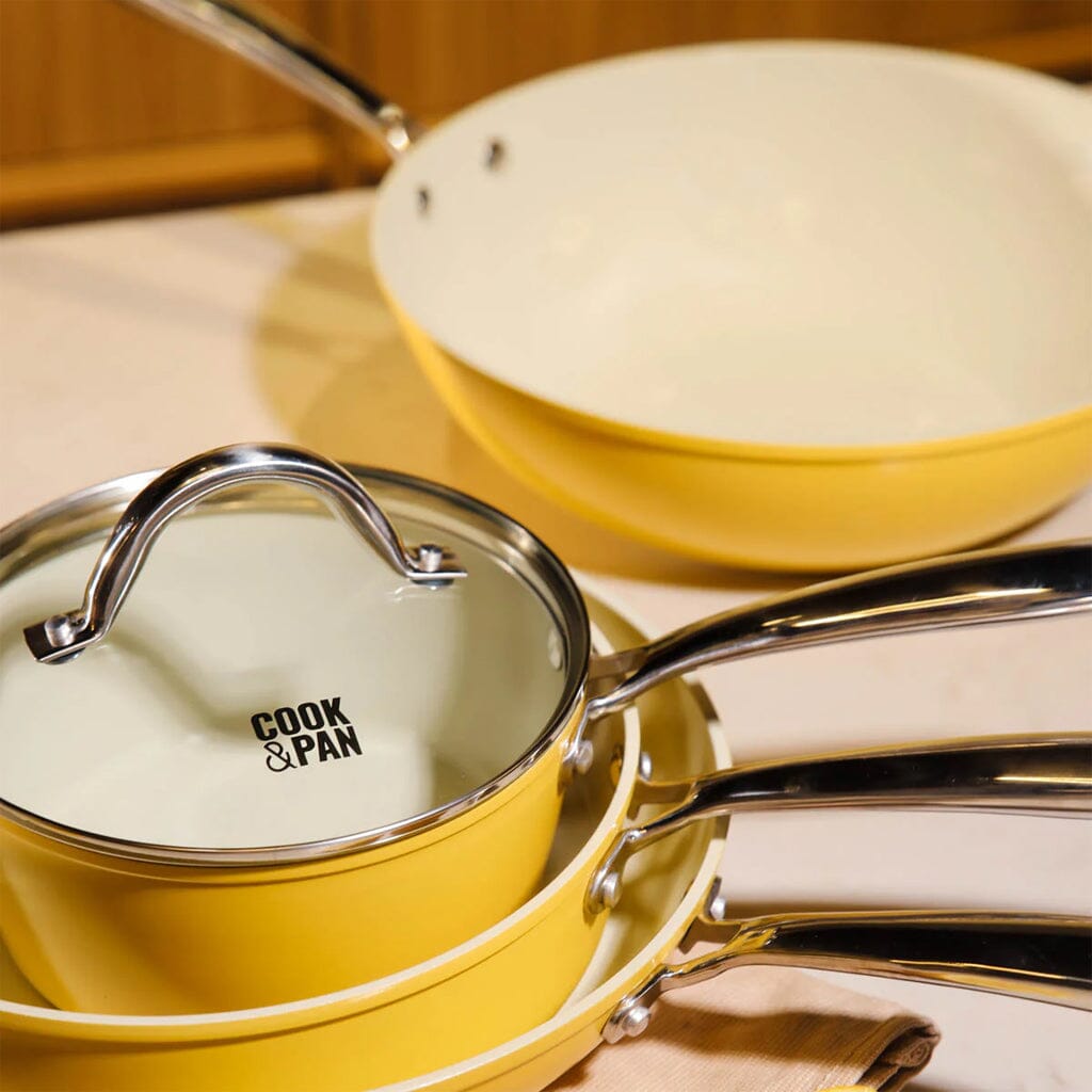Ensemble de 3 poêles à frire Cook &amp; Pan - Sunny Side