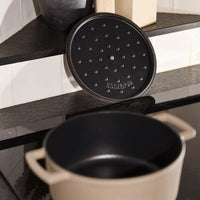 Cook & Pan - Taupe of Mind Gietijzeren Braadpan 24 cm - 4 liter Braadpan Cook & Pan 