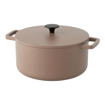 Poêle à frire en fonte Cook &amp; Pan - Taupe of Mind 28 cm - 6,5 litres