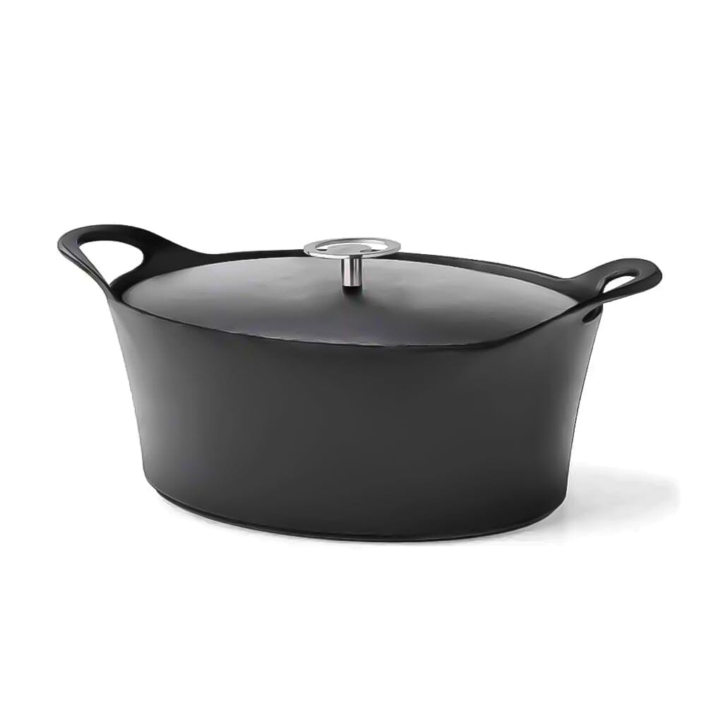 Cousinox - Cast Iron Oval Casserole Black 29cm Cuisinox 