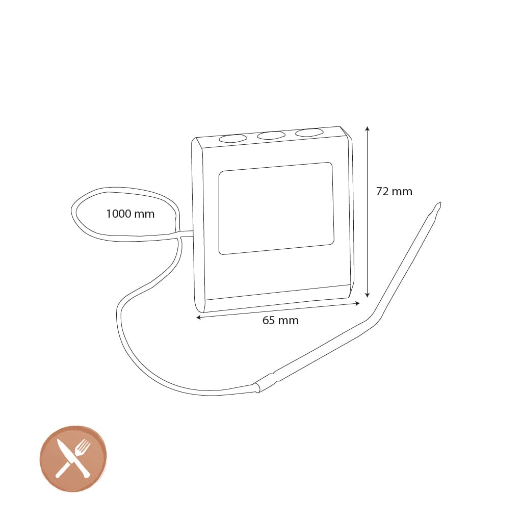 GEFU - Digitale braadthermometer Thermometer GEFU 