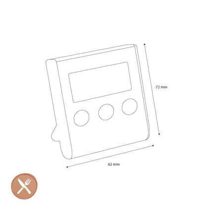 GEFU - Digitale timer Kookwekker GEFU 