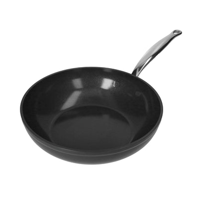 GreenPan - Batterie de cuisine Barcelona Pro 4 pièces 24/24/28 cm - poêle à frire + casserole avec couvercle + wok