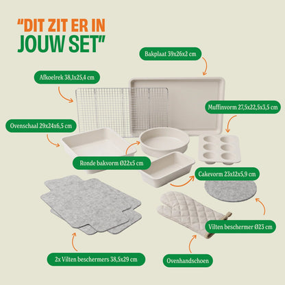 Cook & Pan - Go Ivory Bakset 9-delig
