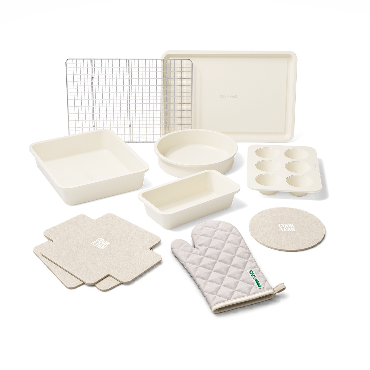 Cook & Pan - Go Ivory Bakset 9-delig