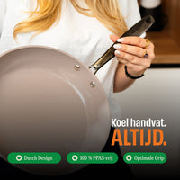 Cook & Pan - Taupe of Mind Hapjespan 28 cm
