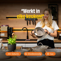 Cook & Pan - Taupe of Mind Hapjespan 28 cm