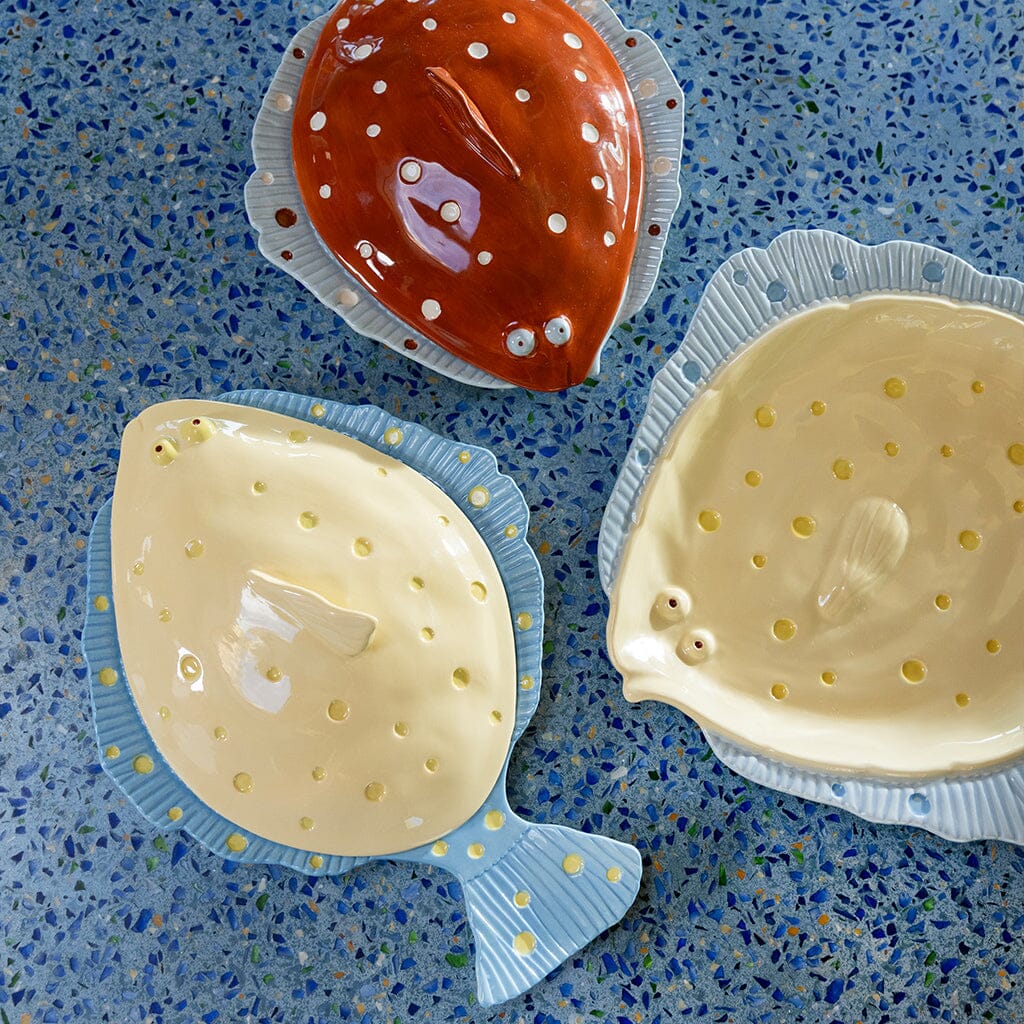 &amp;Klevering - Assiette à plie - Plat de service jaune beurre &amp;Klevering