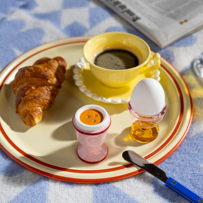 &Klevering - Eierdopjes Cantine - Roze - Set Van 2 Eierdop &Klevering 