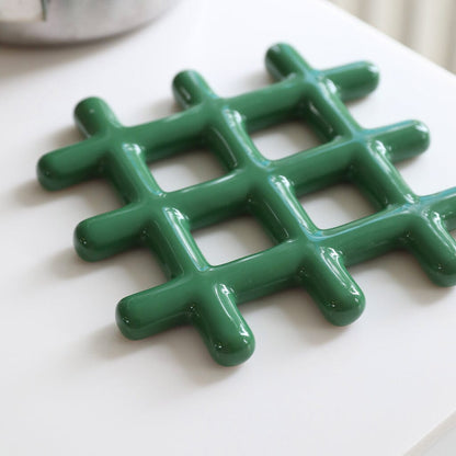 &Klevering - Onderzetter - Grid - Groen Onderzetter &Klevering 