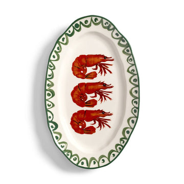 &amp;Klevering - Plat de service Sirène - Plat de service à crevettes &amp;Klevering