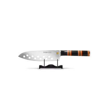 Couteaux KYNA - Couteau Santoku en édition limitée avec trous, 20 cm