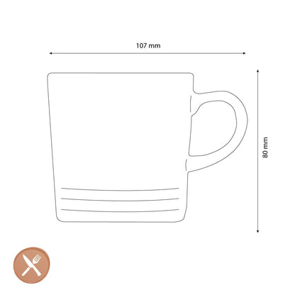 Le Creuset - Koffiebeker Bleu Riviera - 0,20l Koffiekop Le Creuset 