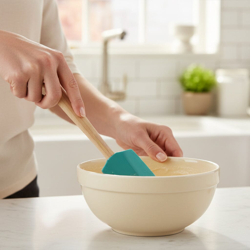 Le Creuset - Premium medium lepelspatel Bleu Riviera Spatel Le Creuset 