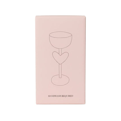 Lepelclub - Campagne Coupe - Hart - Roze Champagne glazen LepelClub 