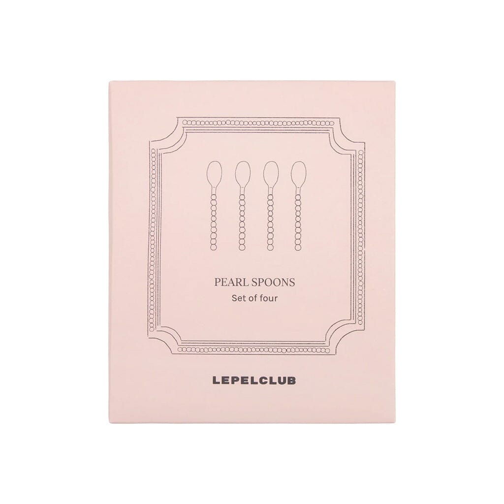 Lepelclub - Koffielepels - Parel - Set Van 4 LepelClub 