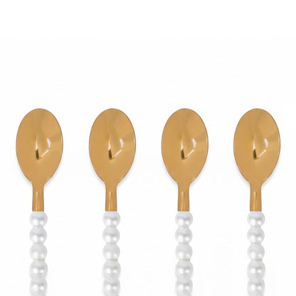 Lepelclub - Koffielepels - Parel - Set Van 4 LepelClub 