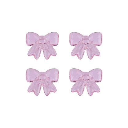 Lepelclub - Servetringen Bow - Roze - Set Van 4 LepelClub 