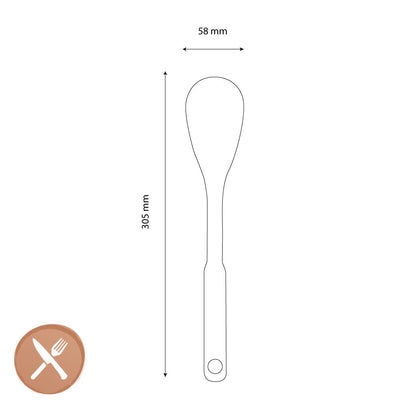 Cuillère à hacher et à mélanger en silicone gris OXO