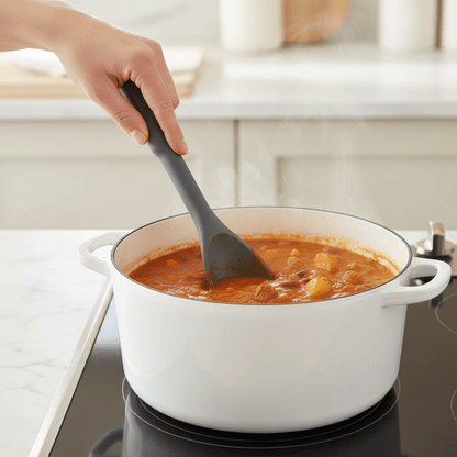 Cuillère à hacher et à mélanger en silicone gris OXO