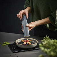 Peugeot - Ensemble moulin à poivre et à sel Line 22 cm en carbone et aluminium