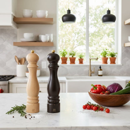 Peugeot - Paris Peper- en Zoutmolen set 30 cm Chocolade en Naturel Peper- en Zoutmolen set Peugeot 