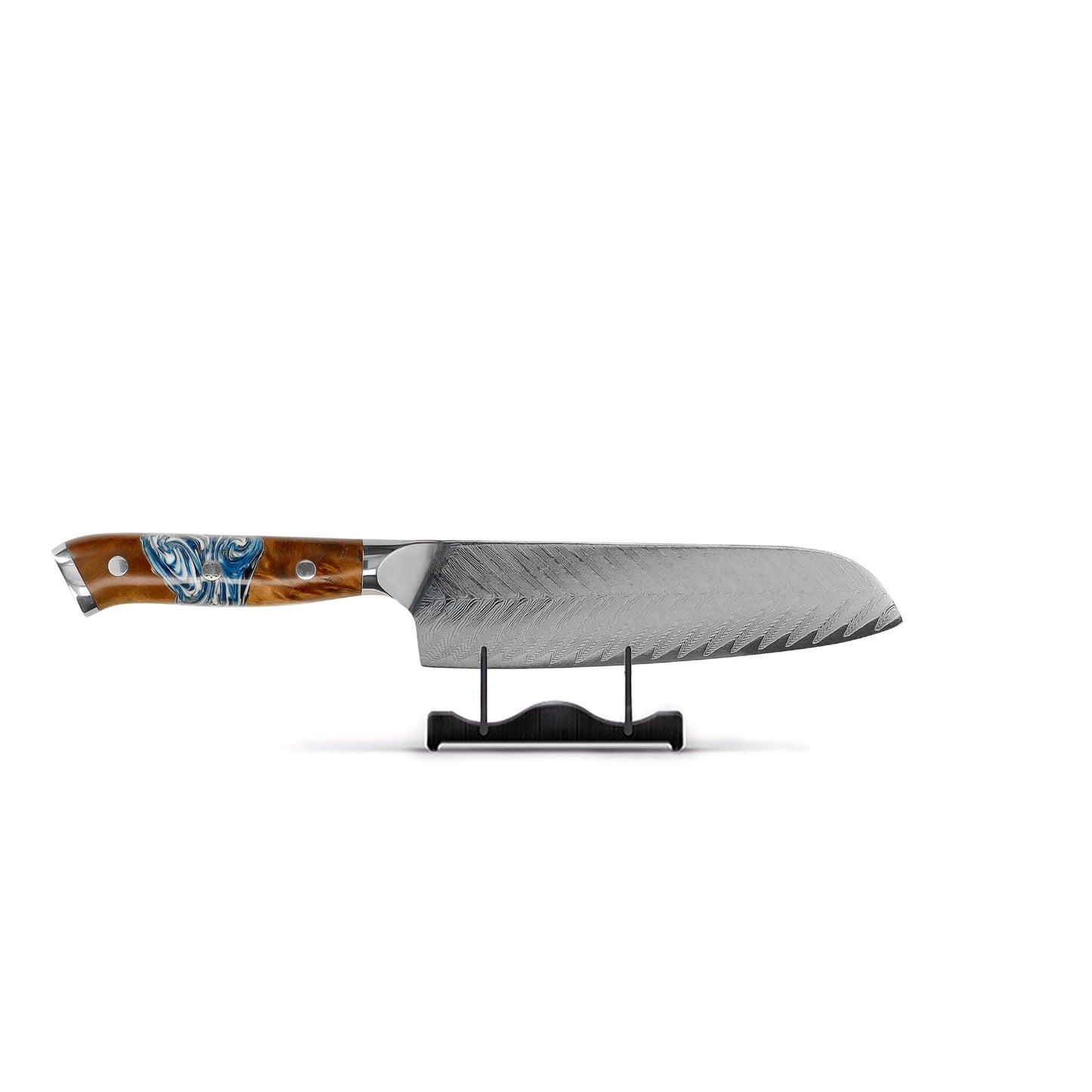 Shinrai Knives - Eclipse Series Damascus Santokumes 18 cm Santokumes Shinrai Knives 