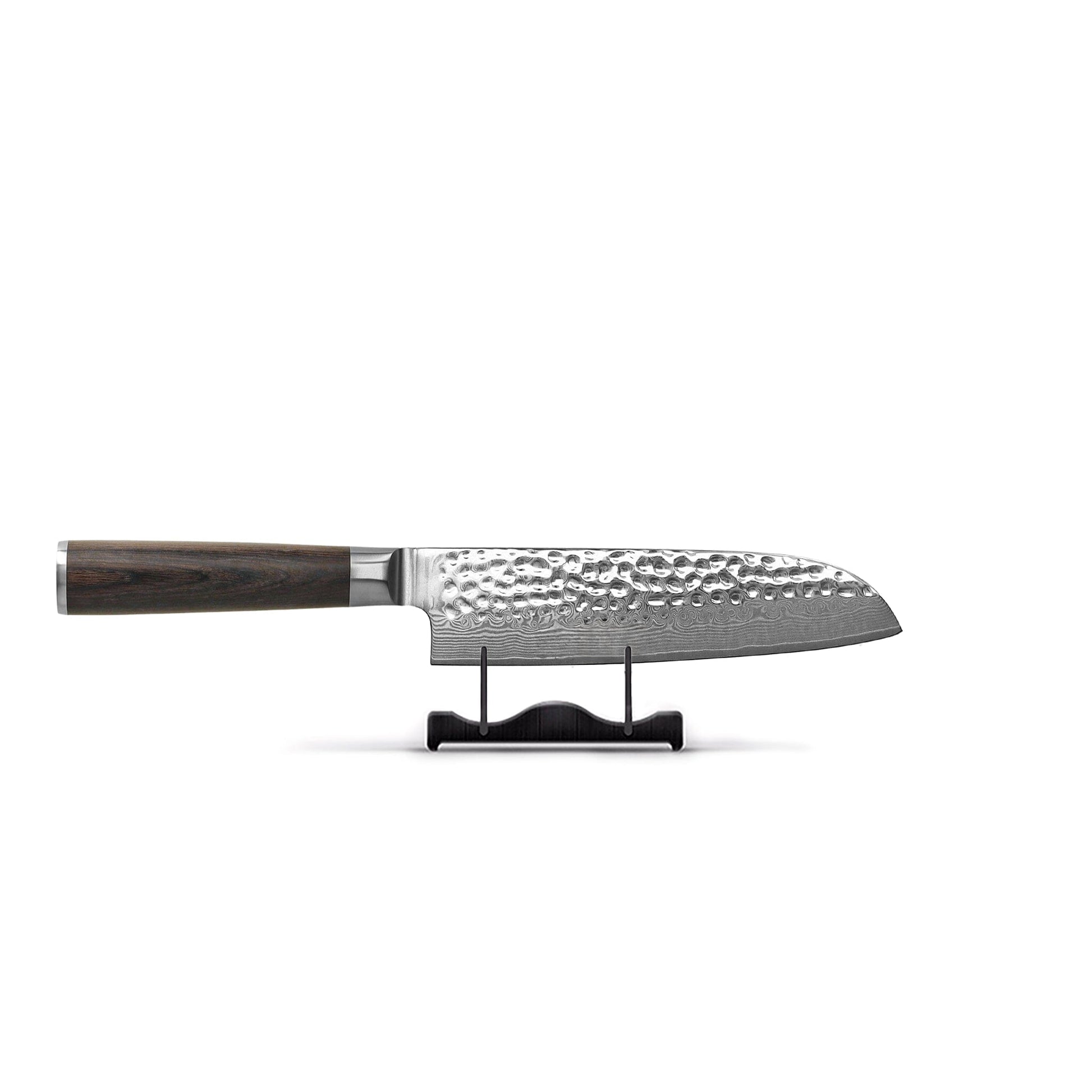 Shinrai Knives - Hammered Damast BR 5-delige Messenset + Messenblok Cito dubbelzijdig Messenset met blok Shinrai Knives 