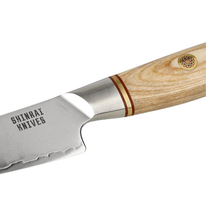 Couteaux Shinrai - Coffret 2 pièces Hikari Damascus - Santoku + Couteau d'office