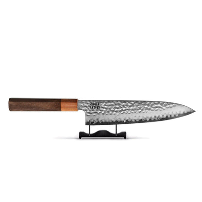 Couteaux Shinrai - Ensemble 3 pièces Damas exclusif Kigami - Couteau de chef + Santoku + Couteau d'office Ensemble de couteaux Shinrai Knives