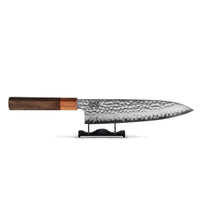 Couteaux Shinrai - Coffret exclusif Kigami en acier damassé (7 pièces) + bloc à couteaux simple face