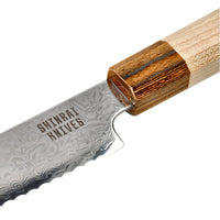 Couteaux Shinrai - Couteau à pain Kōyō Damas 20 cm