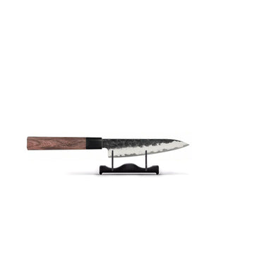 Couteaux Shinrai - Ensemble de couteaux Damas Kurayami 2 pièces - Nakiri + Couteau d'office Ensemble de couteaux Couteaux Shinrai