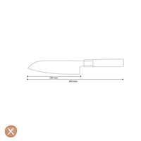 Couteaux Shinrai - Couteau Santoku Kurayami Damas 18 cm Couteau Santoku Couteaux Shinrai