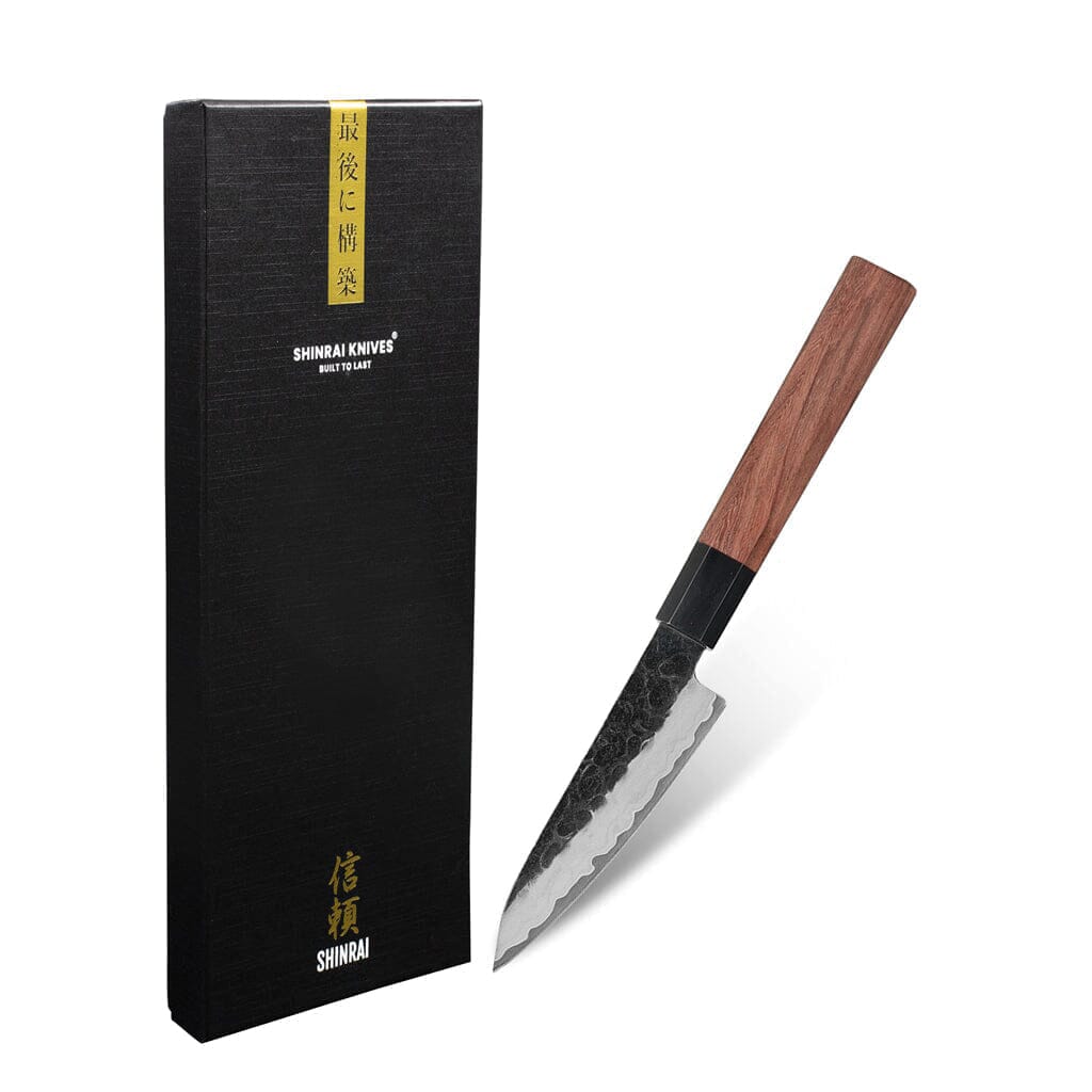 Couteaux Shinrai - Couteau d'office Kurayami Damas 9 cm Couteau d'office Couteaux Shinrai