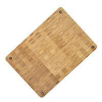 Planche à découper en bambou de luxe Shinrai Knives - Bois de bout - 35 × 25 × 2,5 cm