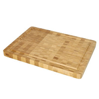 Planche à découper en bambou de luxe Shinrai Knives - Bois de bout - 35 × 25 × 2,5 cm