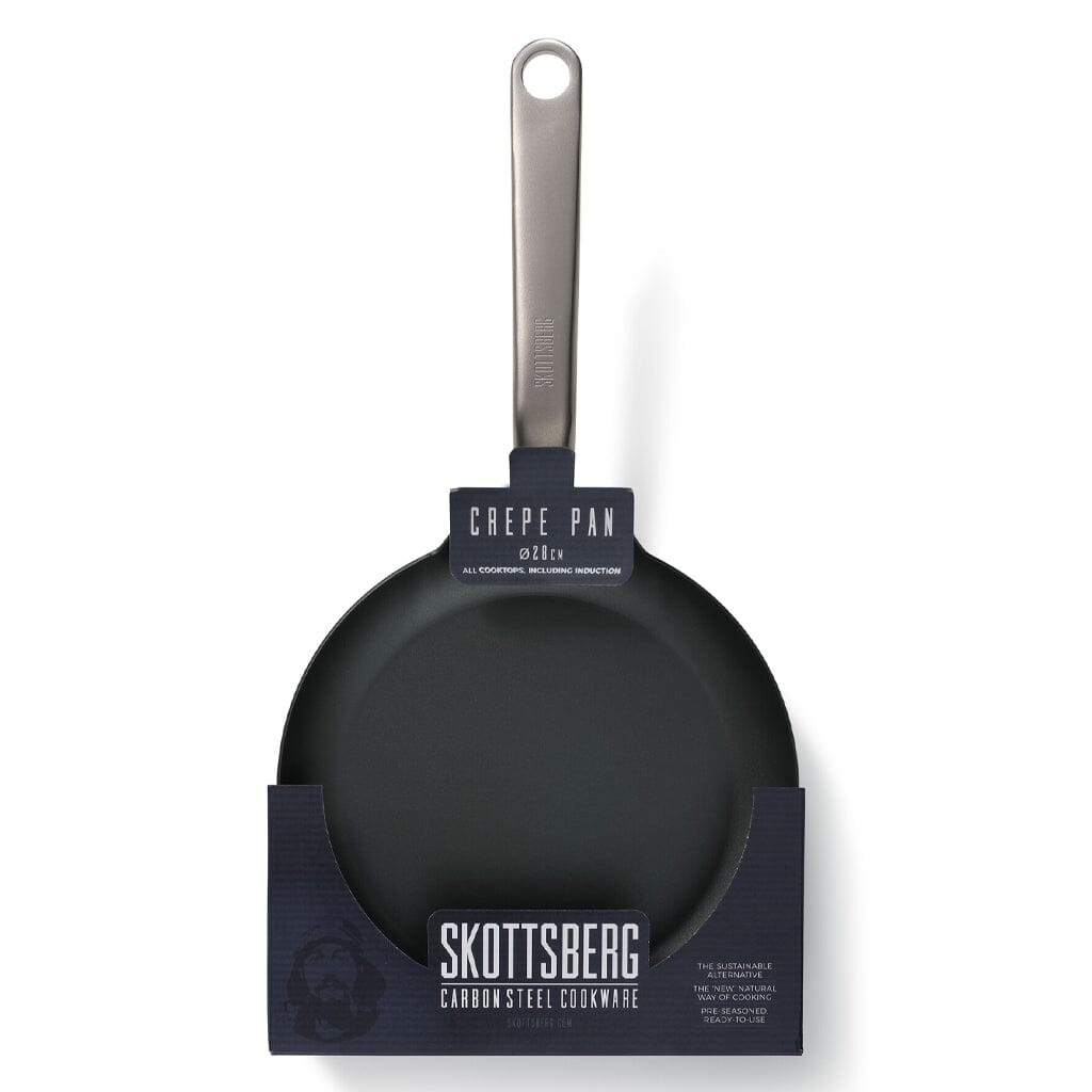 Skottsberg - Crêpière en acier au carbone 27 cm Poêle à crêpes Skottsberg