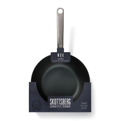 Skottsberg - Wok en acier au carbone 28 cm Wokpan Skottsberg