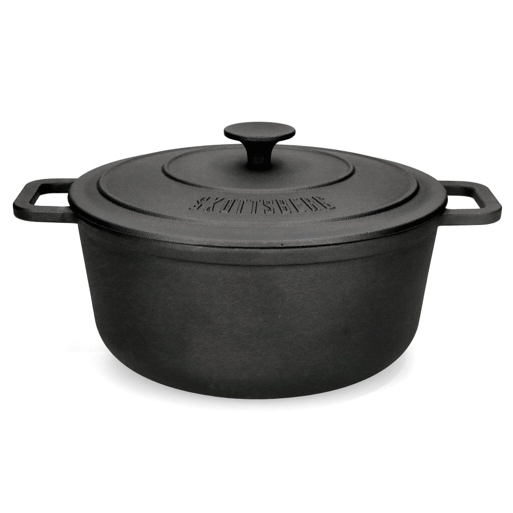 Skottsberg - Cocotte en fonte ronde de 28 cm avec couvercle
