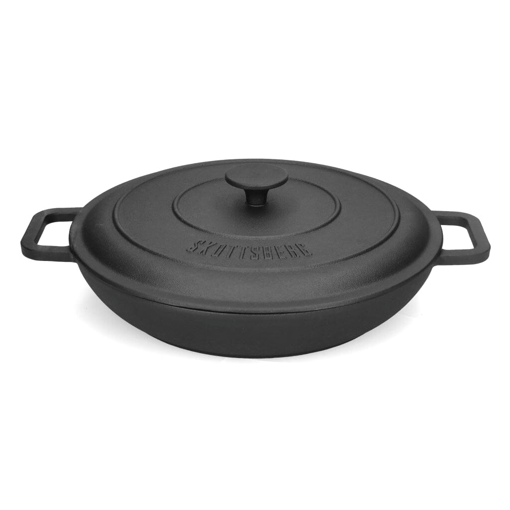 Casserole en fonte Skottsberg - 31,5 cm de diamètre avec couvercle 