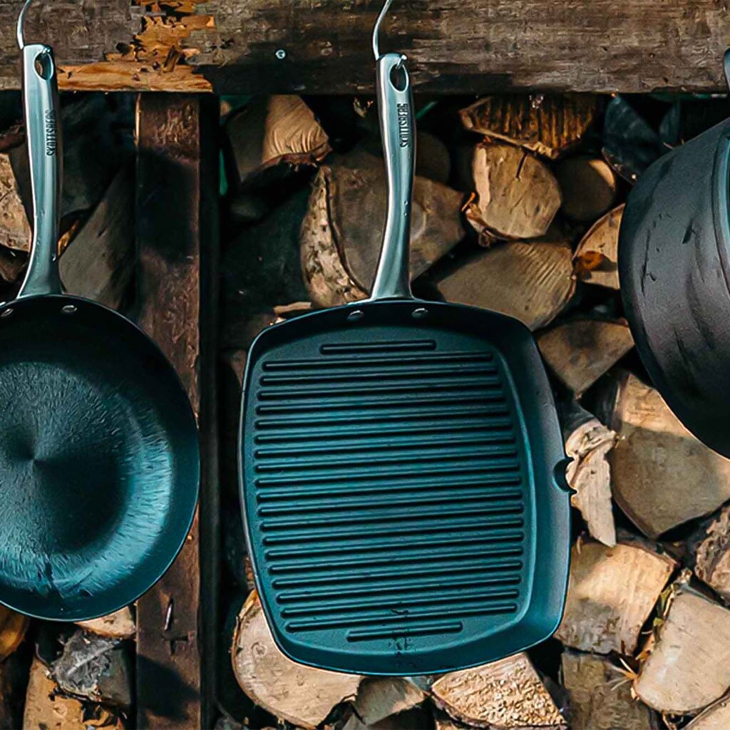 Skottsberg - Poêle à Griller en Fonte 24 x 24 cm Poêle à Griller Skottsberg
