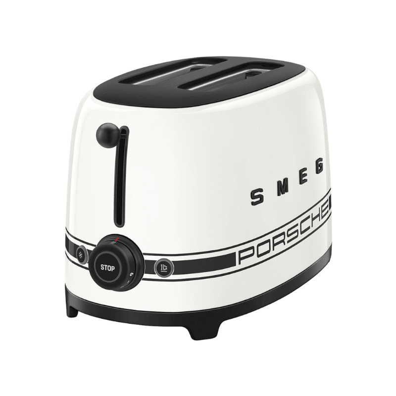 Smeg - Grille-pain | Blanc | Édition Porsche | Grille-pain 2x2 Smeg