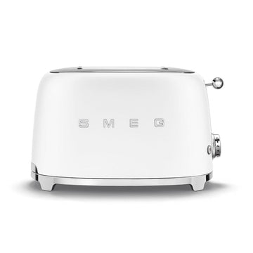 Smeg - Broodroosters | Mat Wit | Jaren 50 | Toaster 2x2 Broodrooster Smeg 